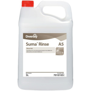 Rinse Aids: Diversey Suma Rinse A5 Rinse Aid