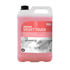 Liquid Soaps: Kemsol Velvet Touch Hand Soap