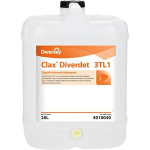 Laundry Liquids: Diversey Clax Diverdet 3TL1