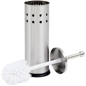 Toilet Brushes: Raven Stainless Steel Toilet Tidy Set