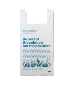 18l Rubbish Bags: Ecopack 18L Ocean-Bound Recycled Plastic Bags 500 Ctn