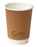 Disposable Hot Cups: Green Choice 8oz- Ctn 500