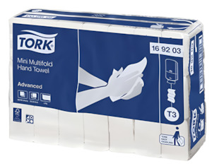 1 2 Towels: Tork Adv Hand Towel Half Size