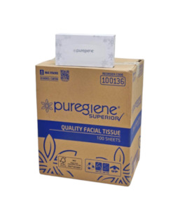 Puregiene Facial Tissues - 100's