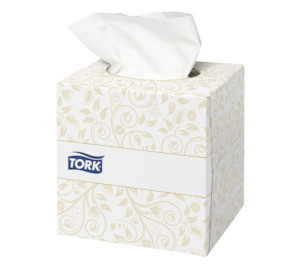 2ply Tissues: Tork Extra Soft Facial Tissue 2-ply