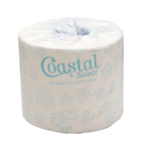 Coastal 2-ply Toilet Roll 700sht 48/Ctn