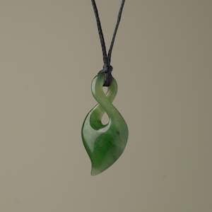 Small Greenstone Pikorua Pendant