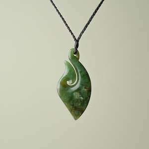 All: Large Kawakawa Greenstone Hei Matau