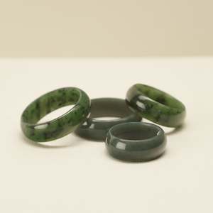 Greenstone Gifts Under 100: Jade Band Ring 8mm