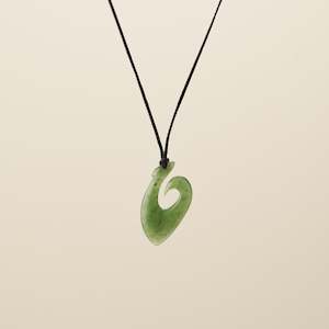 Tamariki: Hei Matau Greenstone Small Pendant