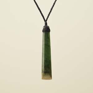 Flower Pounamu Toki Medium Pendant
