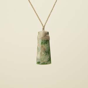 Medium Flower Toki Pounamu Pendant