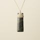 Toki Hapopo Pounamu Large Pendant, Tan Binding