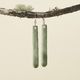 Drop Inanga Pounamu Medium Large Earrings 55mm