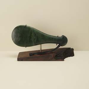 Mere Kawakawa Greenstone Large Sculpture