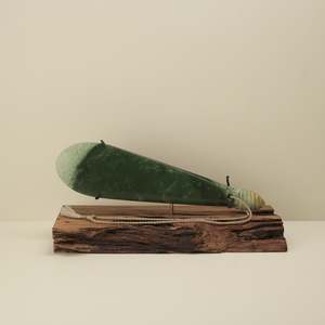 Flower (Putiputi) Pounamu Mere Sculpture