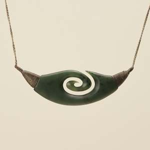 Koru Pendants: Kōuma Breastplate Koru Greenstone Pendant