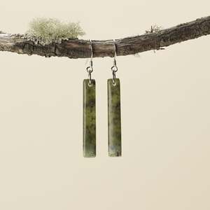 Earrings: Extra Small Tangiwai Pounamu Earrings 35mm