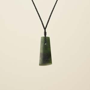 Toki Kawakawa Pounamu Small Medium Pendant