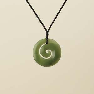 Koru Kahurangi Medium Pounamu Pendant