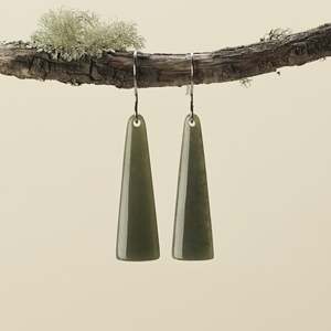 Drop Greenstone Small Drop Earrings 35mm