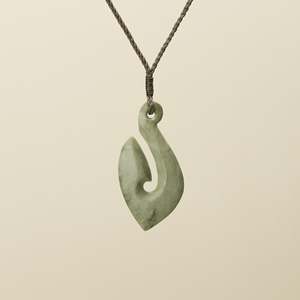 Inanga Hei Matau Pounamu Pendant Small