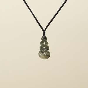 Small Raukaraka Greenstone Pikorua Pendant