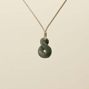 Single Pikorua Inanga Pounamu Pendant Extra Small