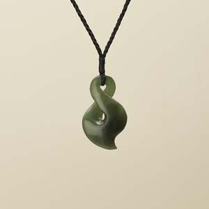 Dark Inanga Pikoura Single Medium Pendant