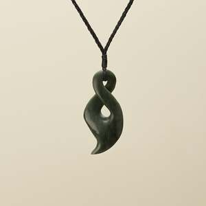 Connection: Kawakawa Inanga Angled Pikoura Single Pendant Medium