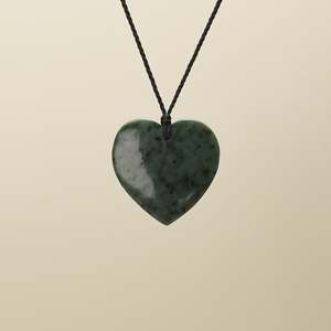 Large Inanga Pounamu Manawa Pendant
