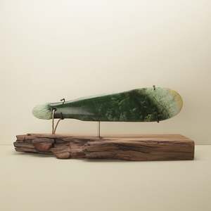 Flower (Putiputi) Pounamu Mere Sculpture