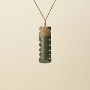 Toki Notched Pounamu Medium Pendant
