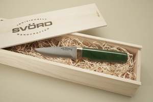Pounamu Drop-Point Knife Carbon Steel