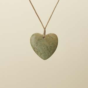 All: Manawa Raukaraka Large Pounamu Pendant