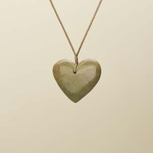 Manawa Raukaraka Large Pounamu Pendant