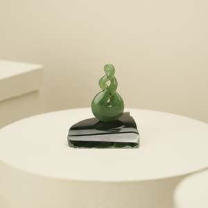 Small Greenstone Pikorua Sculpture
