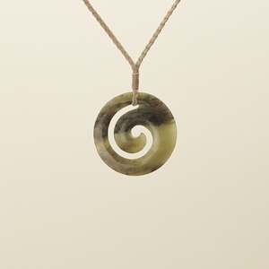 Koru Kahurangi Medium Pounamu Pendant