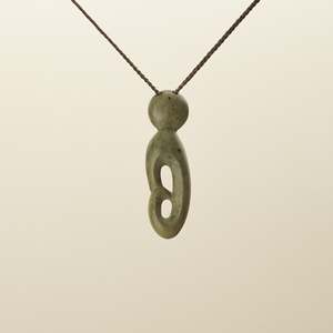 All: Manaia Matau Large Pounamu Pendant
