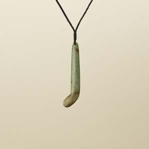 New Arrivals: Kapeu Inanga Raukaraka Pounamu Medium Pendant