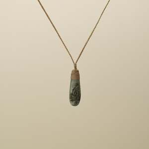 Roimata Whakarei Small Medium Pounamu Pendant SC