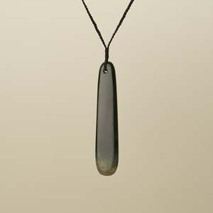 Roimata Flower XL Pounamu Pendant