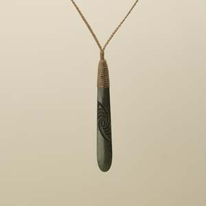Roimata Whakarei Large Pounamu Pendant