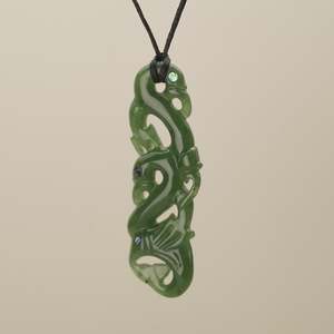 Greenstone Manaia Large Pendant