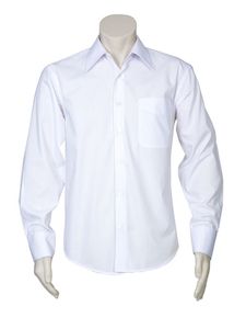 collection: Men's Metro Long Sleeve Shirt - White