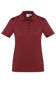 collection: Ladies Aero Polo - Red