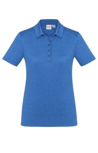 collection: Ladies Aero Polo - Cyan