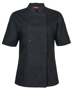 Hospitality Entertainment: JB's Ladies S/S Snap Button Chef Jacket