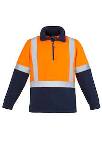 Trades Workwear Safety: D/N Fleece Jumper Shoulder