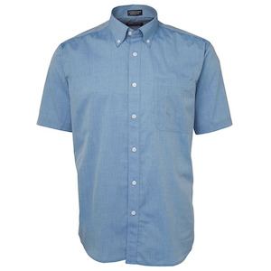 Mens Fine Chambray Shirt SSL